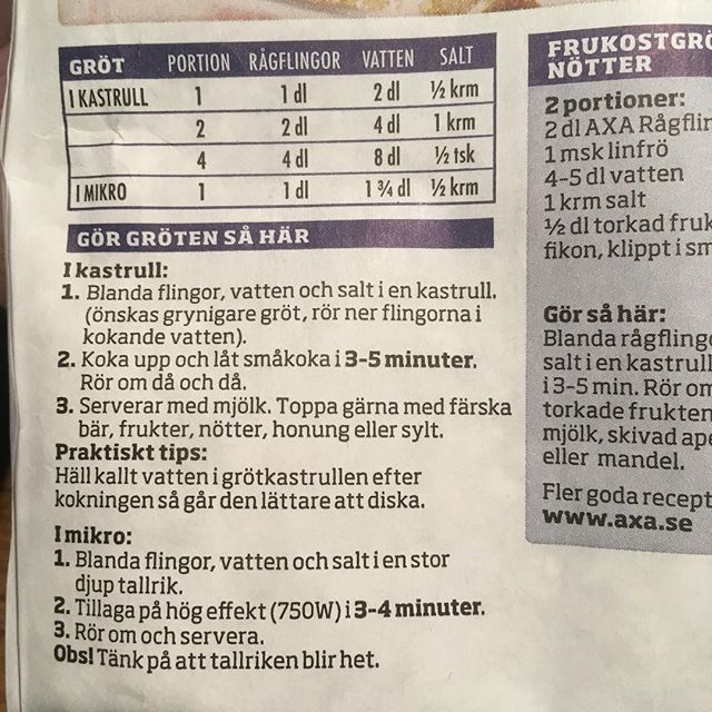 tig's tweet image. Help! @nuzzaci @lindstroml - how do I make rye porridge? Xxxxx ift.tt/2C1DY78