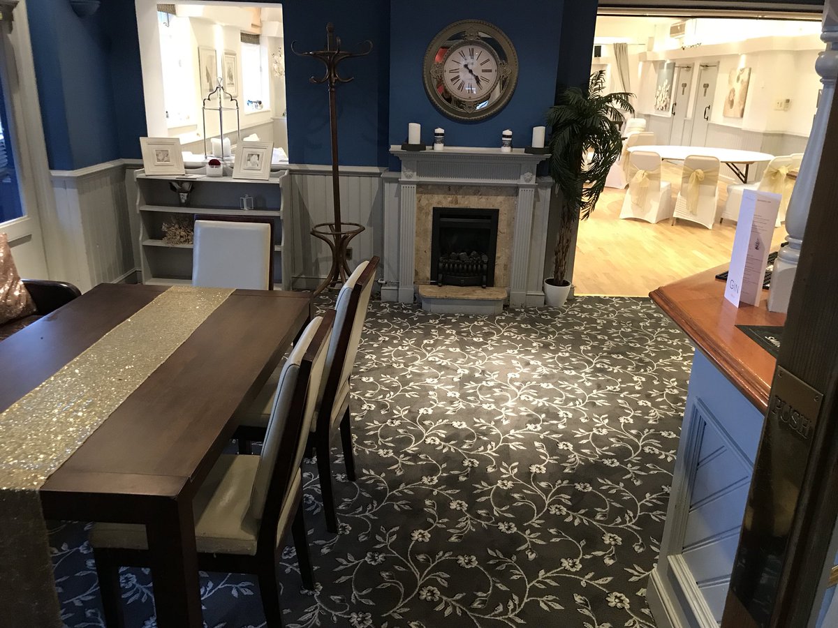 Half_wayHouse's tweet image. We are loving the new carpet in The Herongate Suite Bar.  Big thank you to @Property24Main - professional installation highly recommended