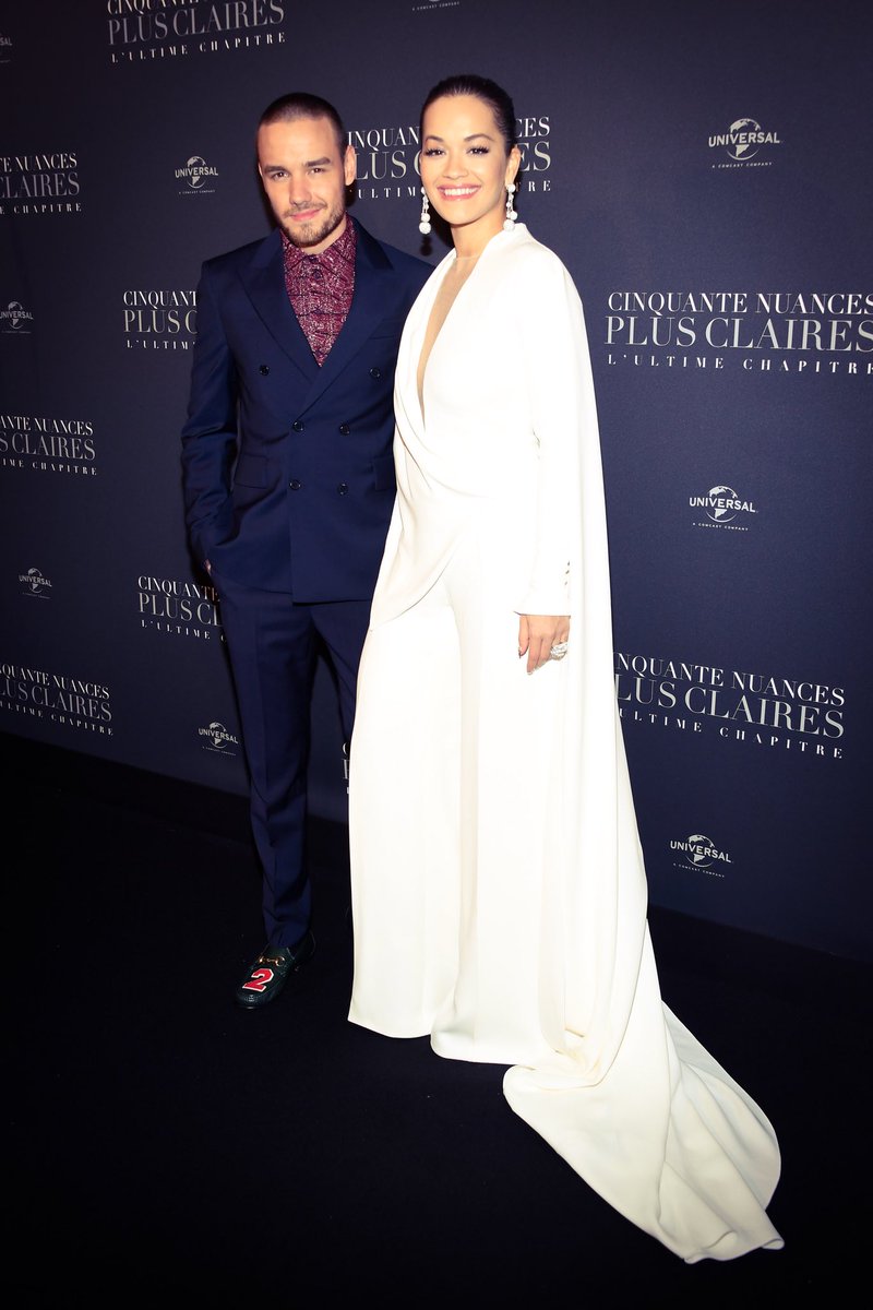 LiamPayne's tweet image. #FiftyShadesFreed Premiere tonight in Paris 💫 @RitaOra