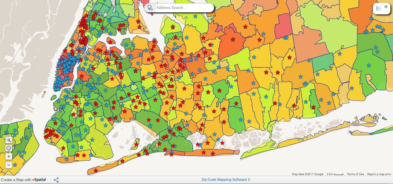 Demographic Map By Zip Code تويتر Espatial على تويتر Map Your Customers By Zip Code And Overlay With Our Demographic Data To Gain A True Understanding Of Your Customers Postcodes Also Available In The Uk Canada