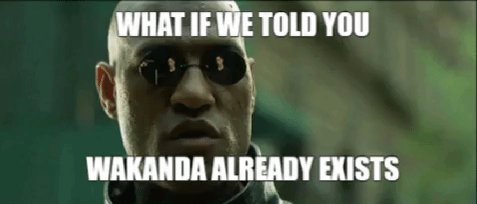 YG_AfricaCentre's tweet photo. So obvs we're hyped to see a futuristic 'African' country on the big screen from #BlackPanther but what's already happening on the ground?
What if we told you that #WakandaAlreadyExists? A thread👇🏿👇🏿
22nd Feb 6:30pm @theafricacentre #YACForum
£3 tix: https://t.co/CK6hdZdm7y https://t.co/vzpm4U3uHJ