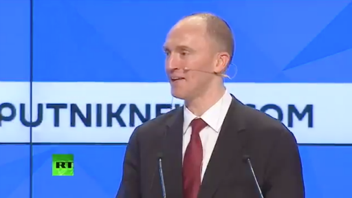 thehill's tweet photo. Carter Page told Russian TV he was in "a number of meetings" with Trump despite claiming he never spoke to him https://t.co/1jEL8GShUK https://t.co/iZJtLlvhva