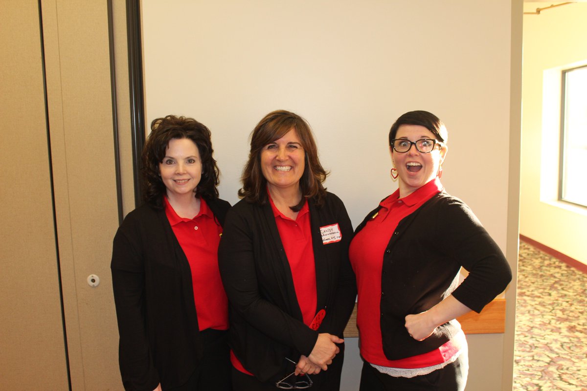 Tripsies!  😄 #ProudUPSers Tracy "Darth" Schmader, Sandy Brousseau, &amp; Me <a href="/ATtheNurse/">April Thomas</a> at 2018 Safety Strategy Kick Off in Lansing, MI #LiveSafely #Start2Finish <a href="/Gr8LakesUPSers/">Great Lakes UPSers</a> during <a href="/American_Heart/">American Heart Association</a> month.