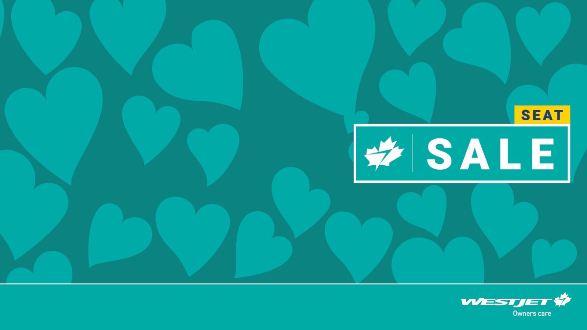 WestJet's tweet photo. Sweet savings. What’s not to love? Save now on travel within Canada, the U.S., Mexico, the Caribbean and Europe. Book by February 8, 2018 (23:59 MT). Travel until June 27, 2018. Blackout dates apply. Visit https://t.co/aCS5wXdpIG to book. https://t.co/cmev4vLoiN