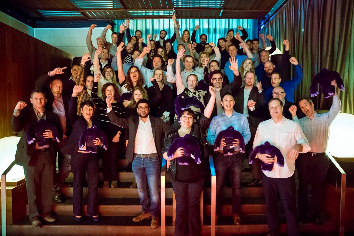monstercaevent's tweet photo. The Monster Canada team is #ReadyToRoar after a successful 2018 Kick Off. 2018 get ready, #ItsShowtime! https://t.co/otzoXDz7UR