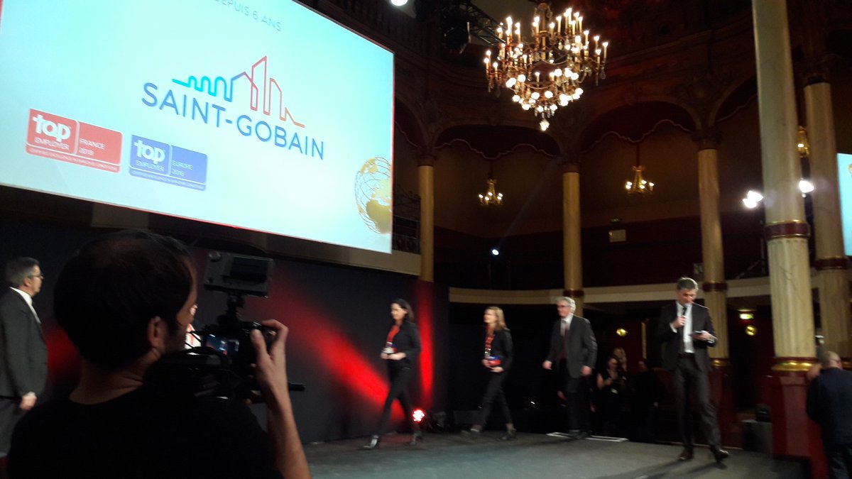 JulieLahaye01's tweet photo. @saintgobain certifié Top Employeurs France pour la 6ème année #TEDC18 https://t.co/0ndDcBX3jW