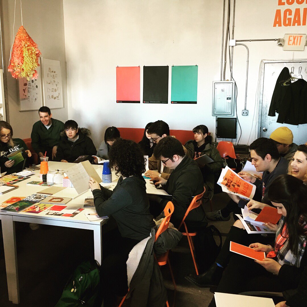 gdloft's tweet photo. We had a great time yesterday hosting Tyler students, for their Business of Design class! Another successful and fun Studio tour! Thanks @SteveDeCusatis #design #graphicdesign #thebusinessofdesign #philly #phl #tyler #phillydelivers #phillydesigners #designstudio  #studiotour https://t.co/upCXlQ0Mp2