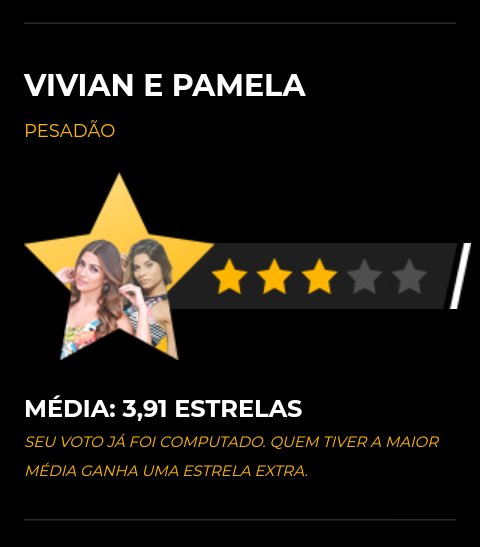 luccascomenta's tweet photo. A votação final do #FitDanceStars 🌟 já começou, já votou na @amorimvivian_ e na Pamela? ainda não? então corre  e vamos dá essa vitória pra elas! site de votação : https://t.co/mpBV6LeKSJ #ViPamStars https://t.co/KbbclrbUot