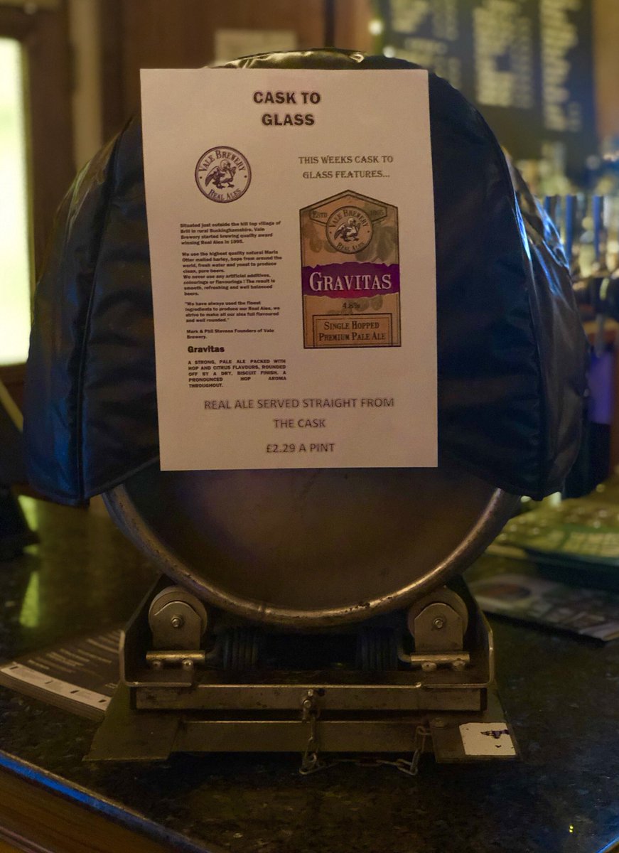 JDWHarrow's tweet image. We have @ValeBrewery #gravitas on for our weekly #Cask2Glass. A strong pale ale packed with citrus flavours and rounded by a dry biscuit finish and a pronounced hop aroma throughout. An amazing ale that our locals can’t get enough of! So much so we have it on handpull too!#Harrow