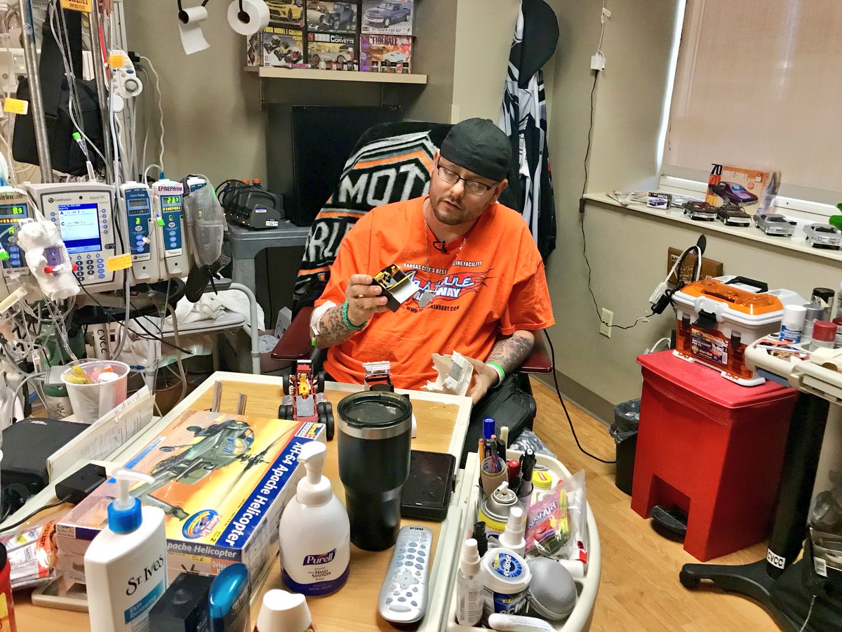 AnneMarieWTHR's tweet photo. Heβs doing his best to be productive & positive in a very difficult situationβmarking 130+ days in the hospital tonight @WTHRcom at 6. #modelpatient https://t.co/IF74EhY1di