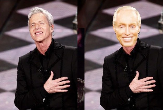 RazziAntonio's tweet photo. #Sanremo2018  Trova le differenze! #Baglioni https://t.co/42r643FffI