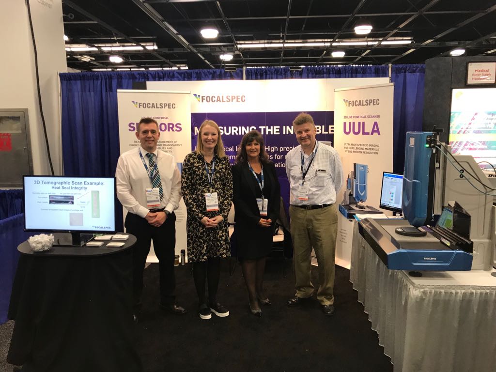 jahietala's tweet photo. The 1st day of #MDMWest in Anaheim. Stop by #FocalSpec’s booth 334 for a demo of 3D Line Confocal Scanner UULA.  #AdvMfgExpo @ubm @UBMAdvMfg @MDM_Events https://t.co/JjPRSoVgra