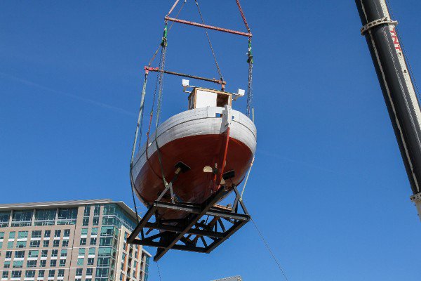 DenmarkinUSA's tweet photo. In WWII, Danes helped rescue Jews by smuggling them into Sweden
on boats like this one, which will soon be displayed in the new building at the
Holocaust Museum Houston. You can view live expansion progress updates
here: https://t.co/ZfHeSN5tnO #DenmarkinUSA #WorldWar2 #Holocaust https://t.co/TaY5PfppwY