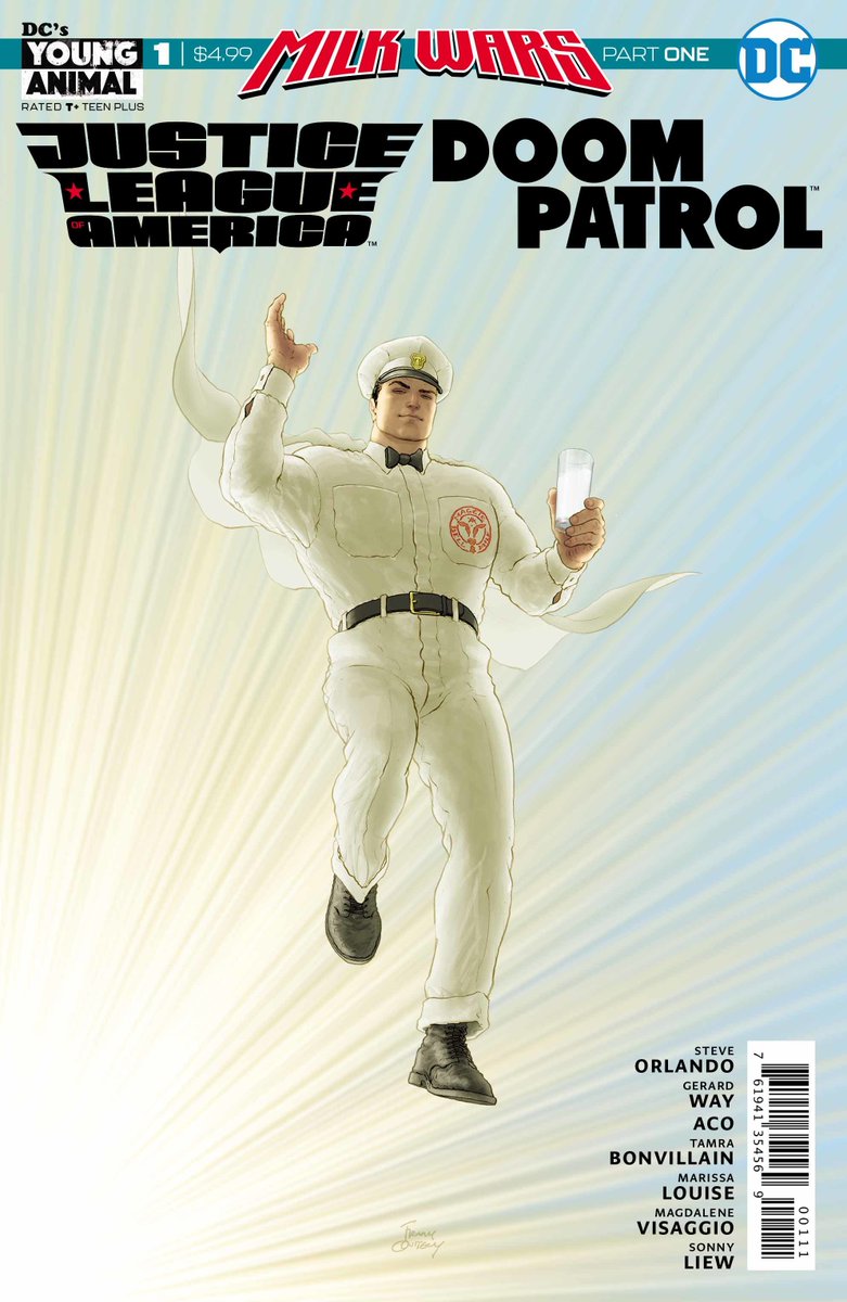 GeekeryMagazine's tweet photo. #REVIEW: JLA/ DOOM PATROL SPECIAL #1 @thesteveorlando @gerardway #Aco #HugoPetrus @WillFlowsenberg 3/5 Cover by @Frank_Quitely @DCComics #comics https://t.co/XDnAd0QbXj https://t.co/VAwfxmxPlI