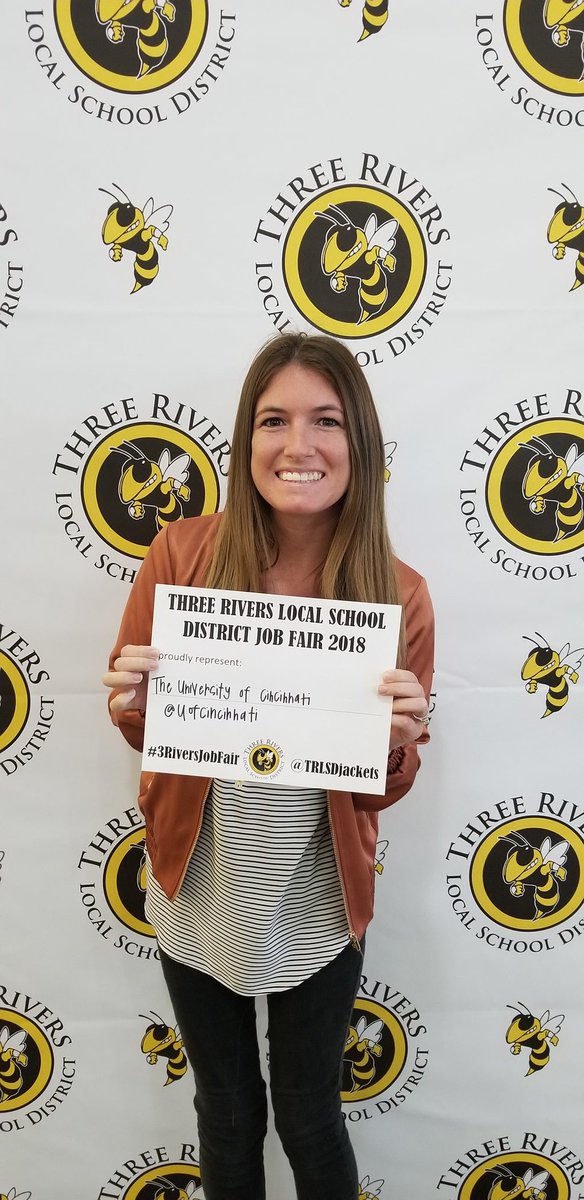 Thanks for attending the <a href="/TRLSDjackets/">Three Rivers</a> #3RiversJobFair! <a href="/uofcincy/">University of Cincinnati</a>