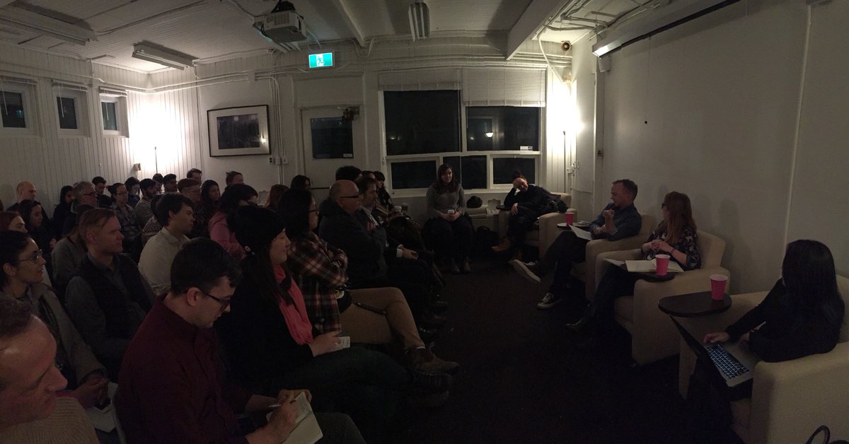 UofTCultureTech's tweet photo. Mapping "Meatspace" in the McLuhan Centre last night! #MsUnderstandingMedia with @nickttaylor @finalfinalgirl @cheeflo https://t.co/aY0KCGP45o