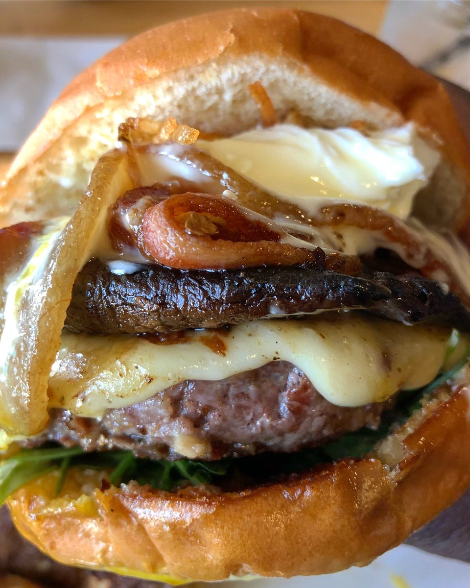 At the intersection of <a href="/SacBaconFest/">SacBaconFest</a> and the <a href="/producexpress/">Produce Express</a> Portabella Chef Challenge is our limited edition portabella &amp; bacon benedict burger!

🍔 bun
🥔 pomme frites
🥚 poached eggs
🥄 hollandaise
🥓 bacon
🍄 portabella
🧀 havarti
🐄 our beef/bacon blended patty
🌿 arugula
🍔