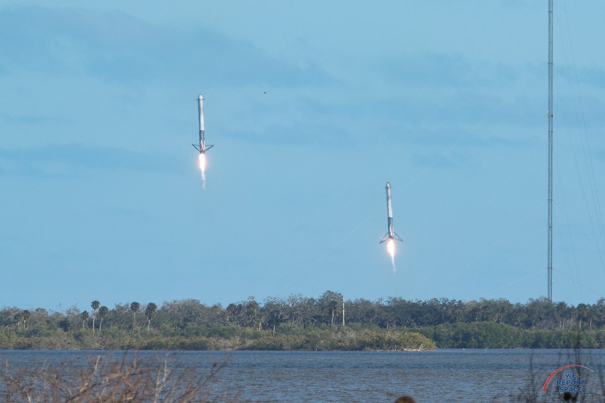 MikeSeeley's tweet photo. This was unlike anything I've ever seen before: Congratulations @elonmusk and the @SpaceX team. I'll let my pictures of the #SpaceX #FalconHeavy speak for themselves. 

Wow. Just, wow. 

(Pics by me / @WeReportSpace) https://t.co/w6IW5SRmGw
