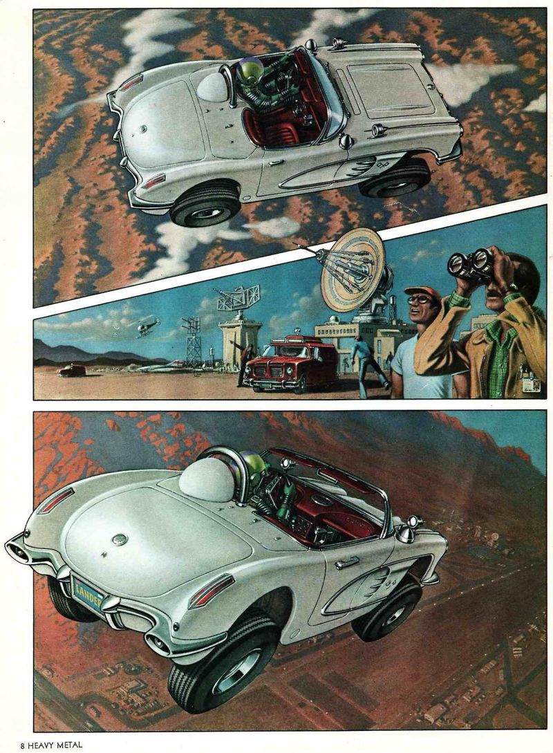 pascalblanche's tweet photo. and now we have also exclusive pictures of the car landing.. @HeavyMetalInk #FalconHeavy https://t.co/IIZNG45vIW