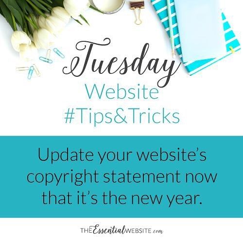 bluetailtweets's tweet photo. Did you remember to update yours? #websitetips @ShineAndThrive https://t.co/s747SYOVok