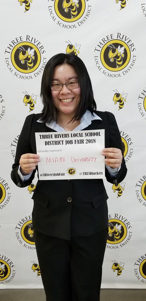 Thanks for attending the <a href="/TRLSDjackets/">Three Rivers</a> #3RiversJobFair! <a href="/miamiuniversity/">Miami University</a>