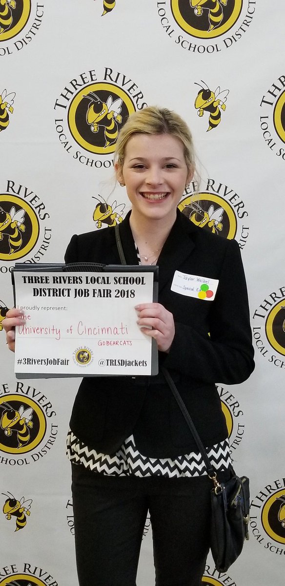 Thanks for attending the <a href="/TRLSDjackets/">Three Rivers</a> #3RiversJobFair! <a href="/uofcincy/">University of Cincinnati</a>