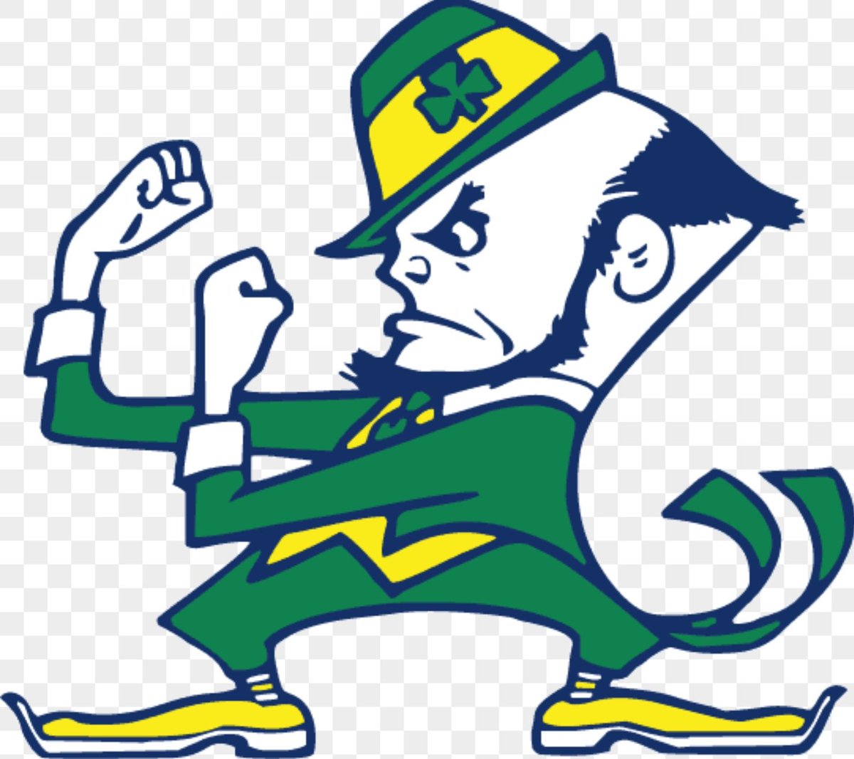 notre dame santa hat