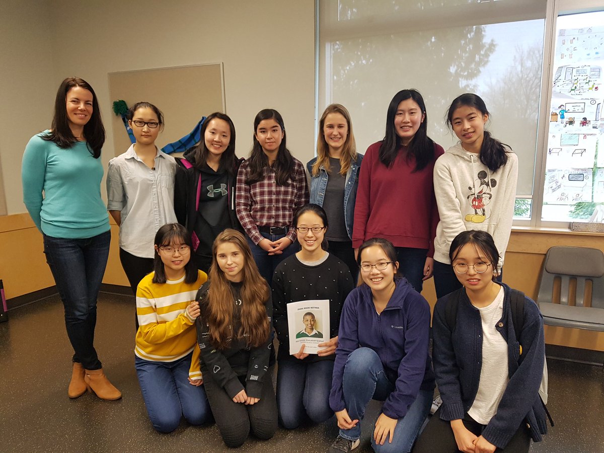 These incredible University Hill Secondary School students started the "Road to School: Girls Education Club", to raise funds and awareness for girls education in the developing world.

It was such a pleasure connecting with this incredible group of future leaders!