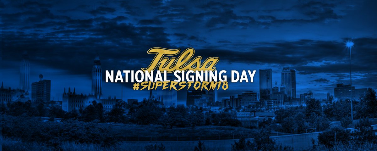 In-depth coverage of The University of Tulsa's National Letter-of-Intent Signing Day on Wednesday, February 7, will be provided on the school's various athletic digital platforms –– website, twitter, Instagram and facebook. tulsahurricane.com/news/2018/2/6/…
