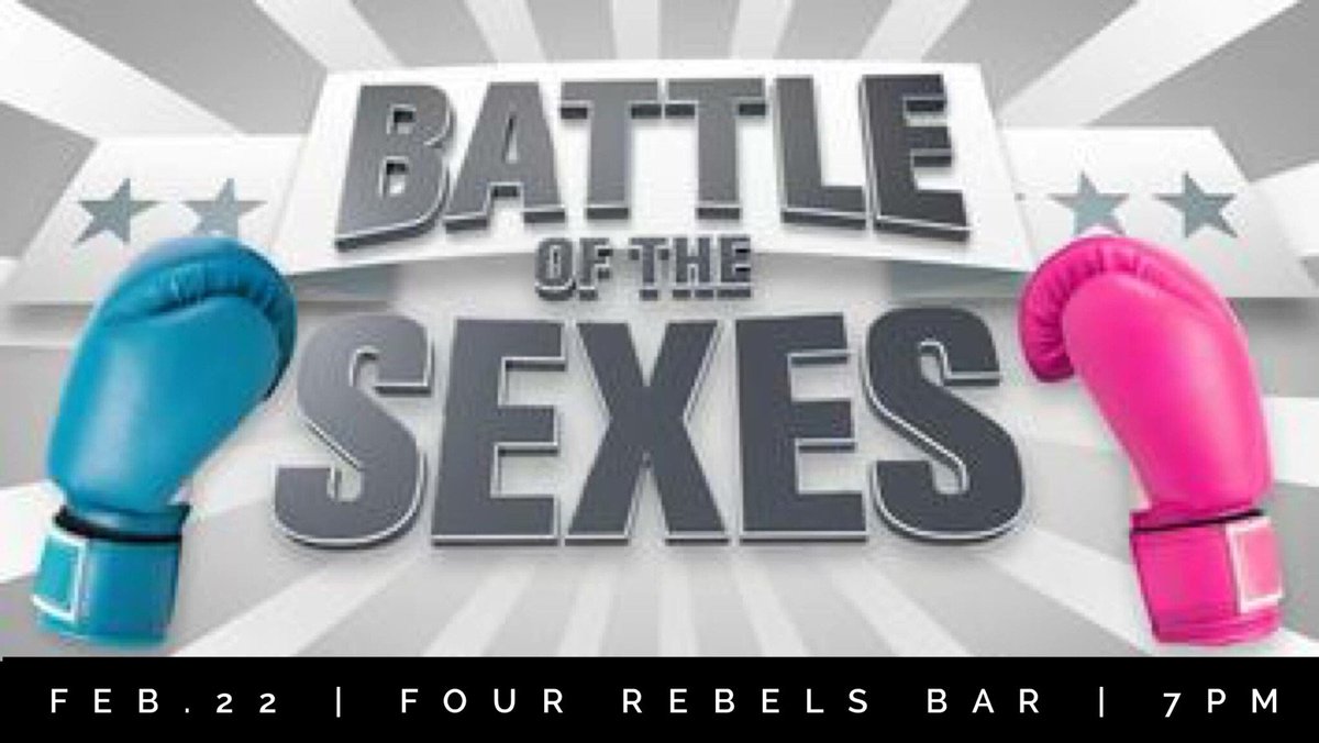 ESDates's tweet image. SINGLES, Are you up for a little challenge? Meet us Thursday, February 22nd at 7PM for Battle of the Sexes Game Night. Ladies took it last time, let's see if the gentlemen make a comeback. Get your tickets today!
ow.ly/Bklt30i7PA1