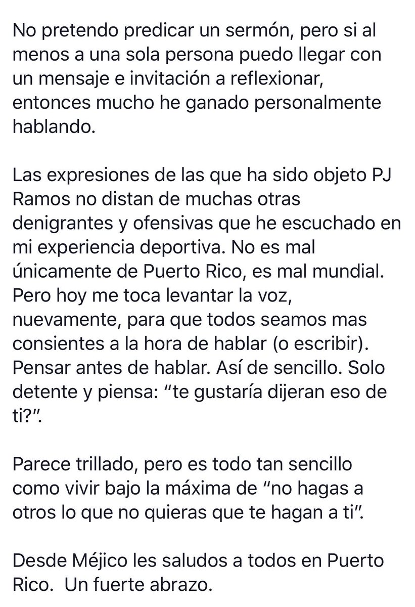 olmos_paco's tweet photo. Mi humilde opinión sobre una nueva situación de bullying, en este caso de nuevo sobre mi ex jugador P.J Ramos y sobre alguna circunstancia más https://t.co/PtOKUMzsIm