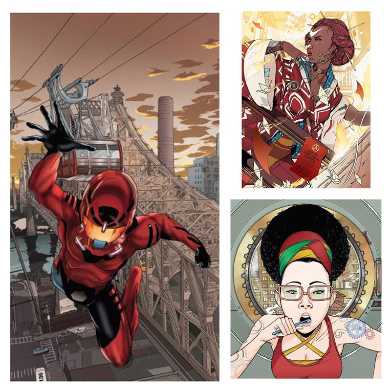 MagneticPress's tweet photo. Best known for his graphic novel series Nowhere Man, @jeromewalford has received numerous awards and nominations. His most recent project, Gwan Anthology sheds light on many aspects of the immigrant experience. #BlackComixReturns https://t.co/1FWOBMYL0x