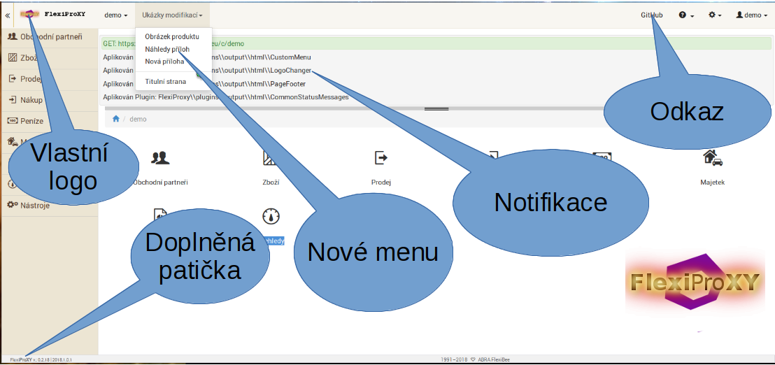 Vitexus's tweet photo. Na adrese https://t.co/QHEtJTiRPd bylo zaktualizováno #demo aplikace #FlexiProxy pro @FlexiBee
Aplikace modifikuje a doplňuje stávající webové rozhraní #FlexiBee a je určena jako moduly rozšiřitelný základ pro další integrace.
K dispozici jsou zdrojové kódy a balíčky pro #Debian https://t.co/NKEnZ55hTD