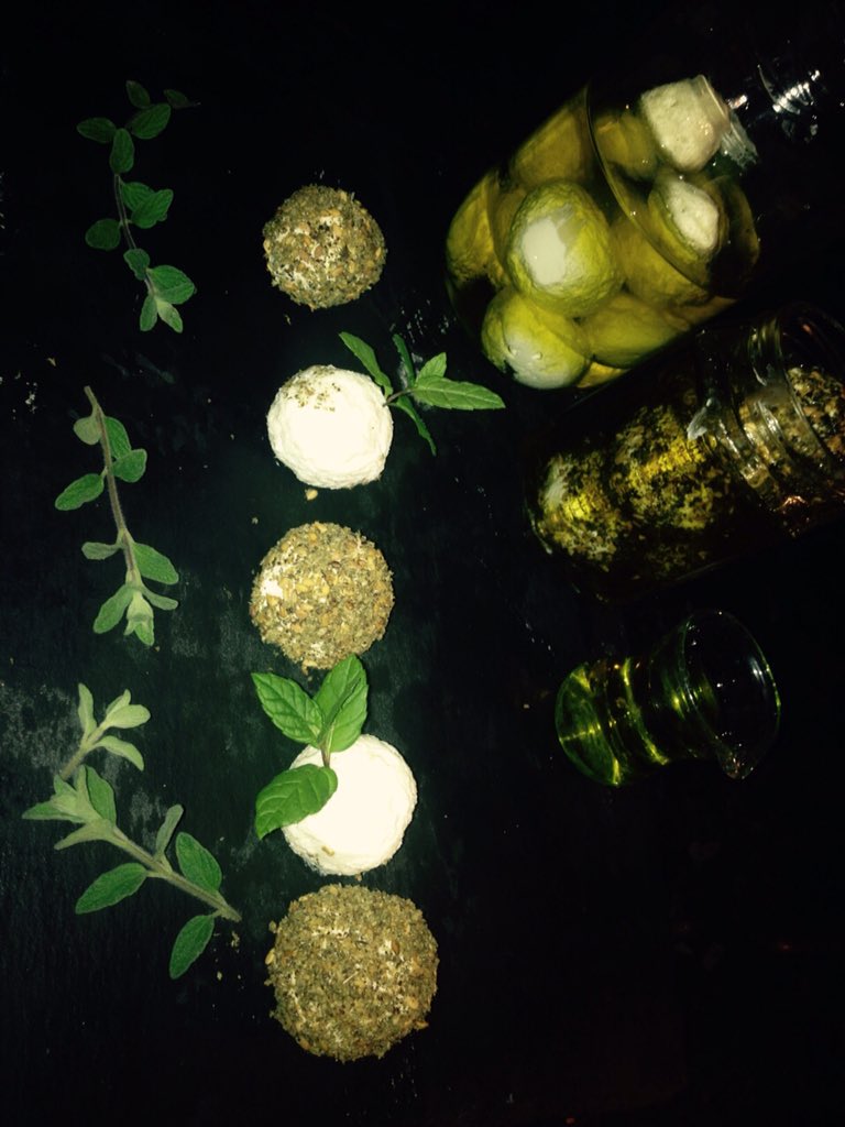 foodauthor's tweet photo. Mini #labne or #yoghurt balls covered with #zaatar long live #lebanesecuisine it's #deleicious #unique and #extrensic. Next to it is #burghul cooked with #chickpeas and #tomato sauce these are essentials in the #lebaneeefarmers' life @nigelslater @BBCFoodProg @AustinMacauley https://t.co/KhmLpI5bXt