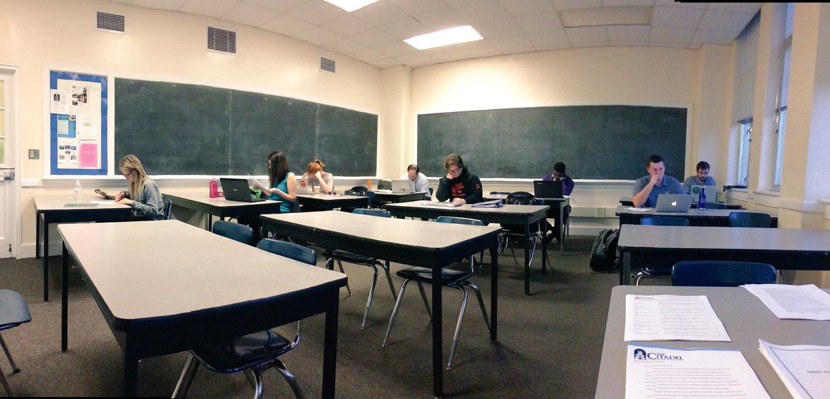 dannyilagan's tweet image. MAT students working on their “Bell Ringer” #EDUC501 #checkingforunderstanding #masteryteachingmodel @Citadel_CGC @Citadel_SOE @Citadel1842 @DrLarryDaniel