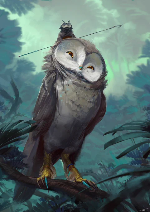 #Illustration: The Hoch Owls ?

Artist: Thomas Chamberlain - Keen (ArtStation)

#DigitalPainting #digitalart #digitaldrawing #draw #drawing #ArtistOnTwitter #artists #artwork #Art 
