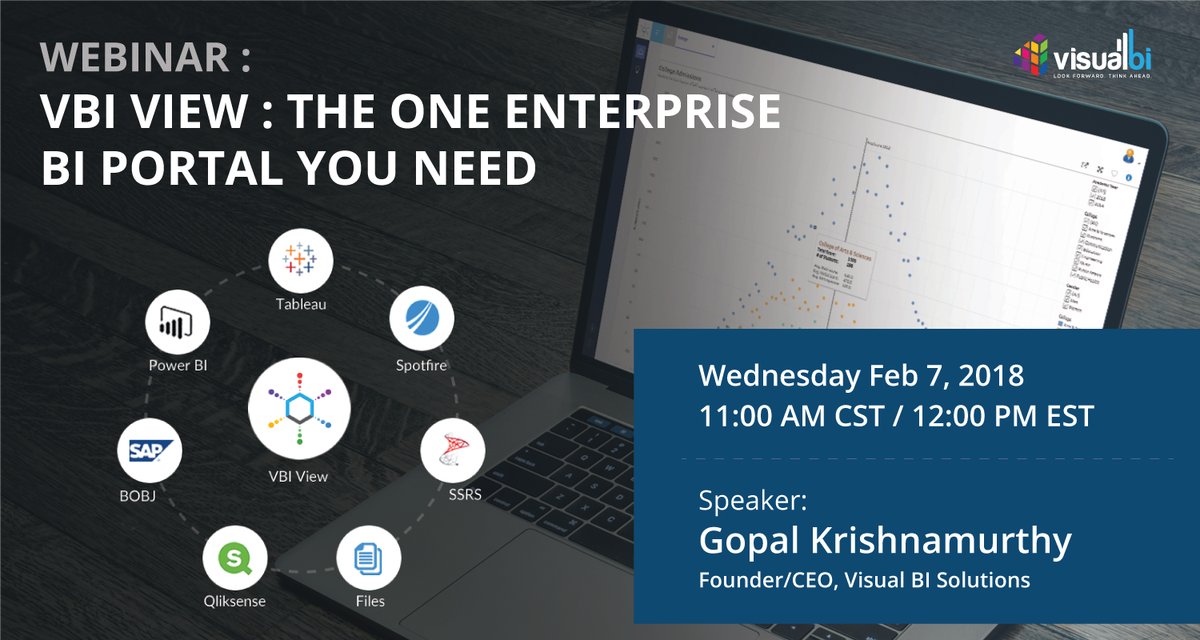 Visual_BI's tweet photo. Explore enterprise BI repository across platforms and request access for 'inaccessible reports'. Explore how in #VisualBI's upcoming #Webinar. Click to register- https://t.co/l9v3yEjALq https://t.co/mGSofCQR4A