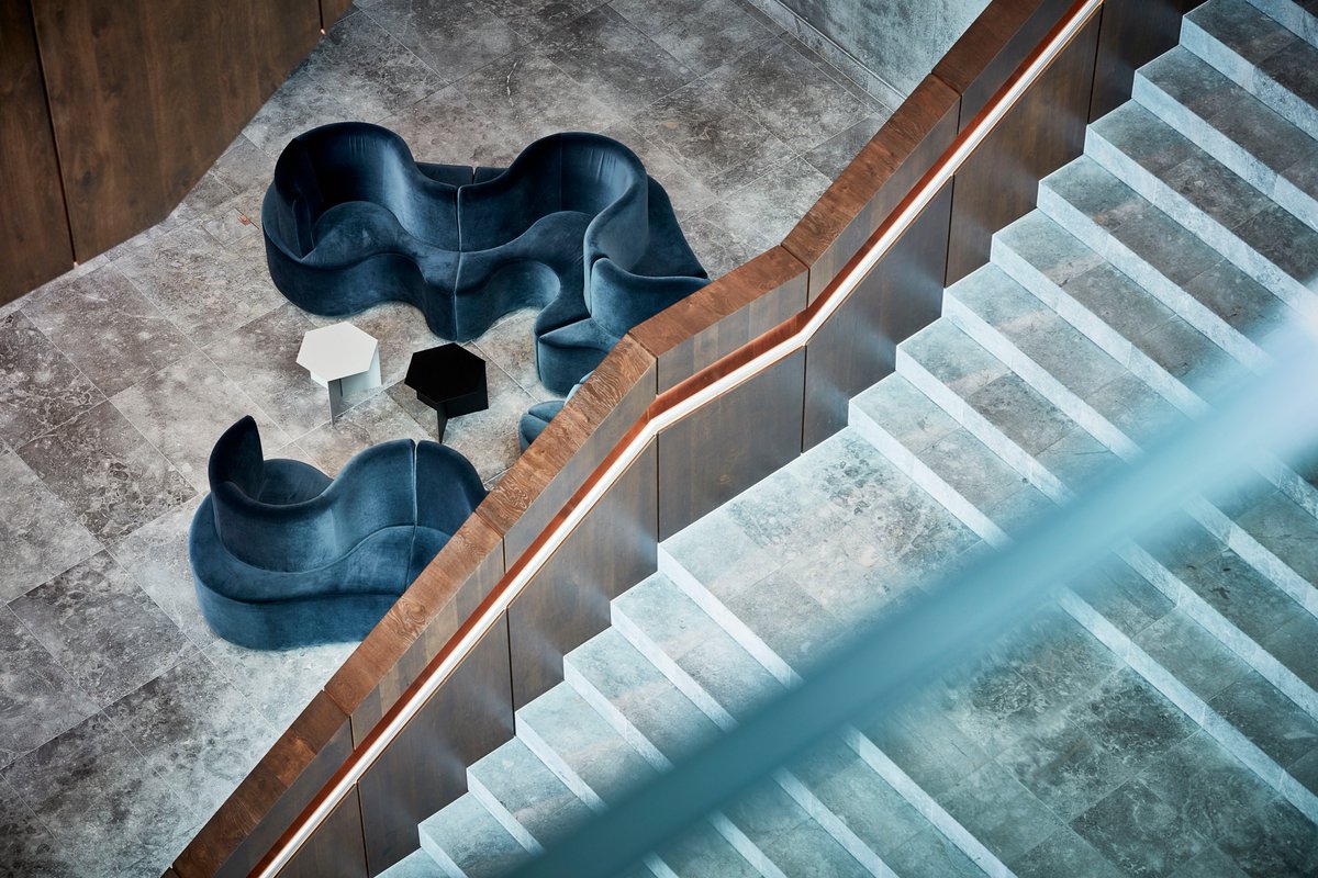 DrechselStudio's tweet photo. Modular Masterpiece - Cloverleaf Sofa from Verpan. Designed by Verner Panton in 1969. Featured here in the 5 unit seating system.  Experience the Cloverleaf in our showroom. #drechselstudio #toronto #furniture #interiors #verpan #danish #design https://t.co/3qBMZCA8vF
