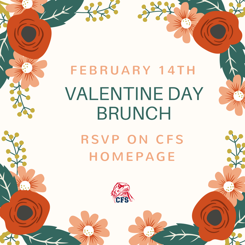 CFS_Eagles's tweet photo. Valentines Day Brunch!  RSVP on CFS homepage! #cfsparentsconnect #cfseagles https://t.co/BWpMoitqcX