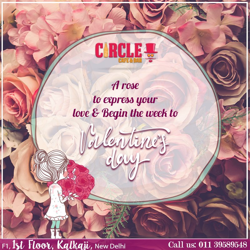 Circle_Cafe_Bar's tweet photo. Lovers don't need a day or month to express their love, but whenever there is a chance, it's best to keep expressing it #1WeekToValentines https://t.co/PZxRla0Bo2