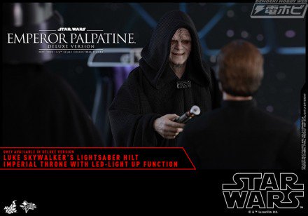 ホットトイズ スター・ウォーズ　パルパティーン皇帝　ボーナスアクセサリー付き ムービー・マスターピース】『スター・ウォーズ エピソード6