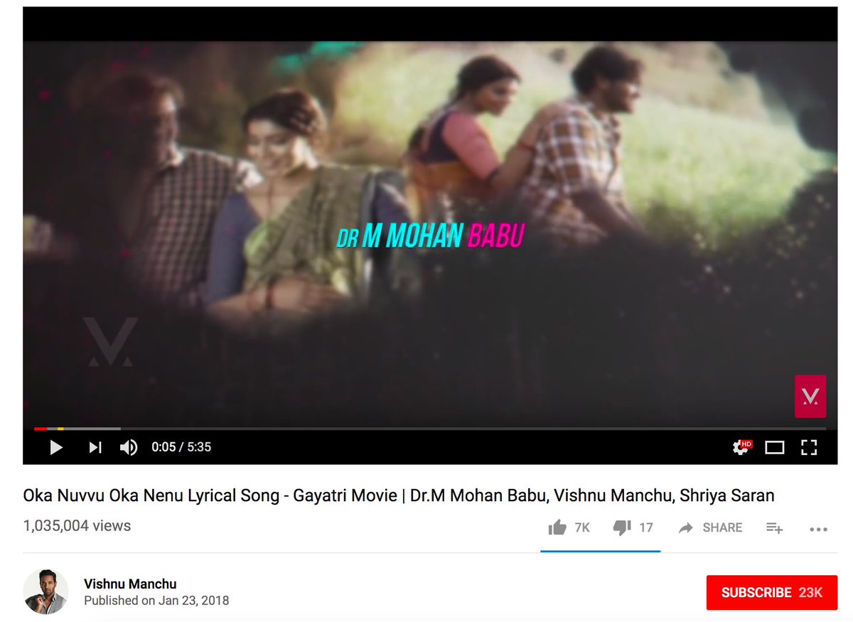 24FramesFactory's tweet photo. 1M Digital Views for Soul Stirring #OkaNuvvuOkaNenu Lyrical Video! A @MusicThaman Musical and @ramjowrites Lyrics, from the voice of @shreyaghoshal and @JubinNautiyal | https://t.co/Xy2sC8i3ni