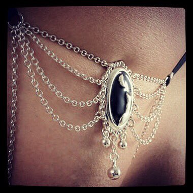 .@SylvieMonthule #Womens #SterlingSilver #Moonlight #Cameo #GString with #Pendants #cast #heavyplated #Sterling #Silverplated #beautiful #cat #moon #figurineset #OnyxBlack #silver #droplets #perfectlypositioned #wonderful #sensations #silverchains dallasnovelty.com/sylvie-monthul…