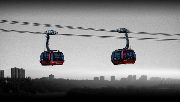 TaurusProj's tweet image. Gondola over the river valley: proposal for ‘cool commute’ buff.ly/2EmWHwt #edmontonrivervalley #gondolaconstruction