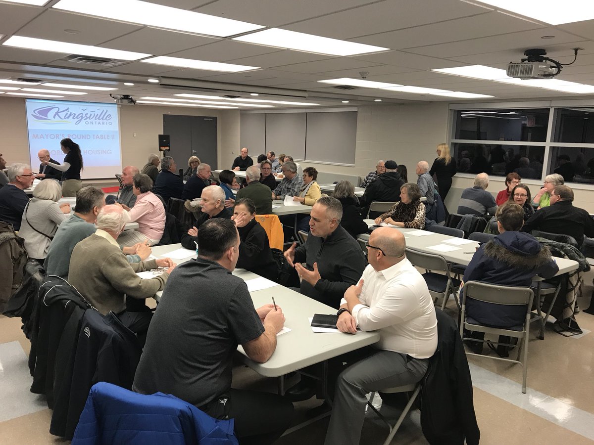 AJaversa's tweet photo. Over 60 @KingsvilleOnt residents are attending tonight’s affordable housing strategy open house. @CTVWindsor https://t.co/VSlm0XRCSo