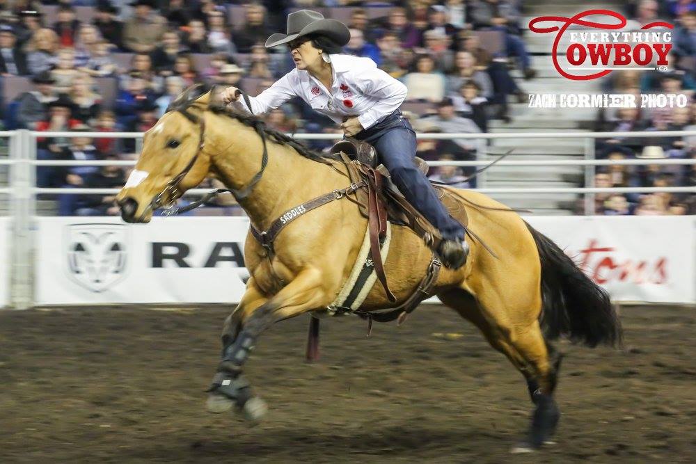 Carman Pozzobon and her horse Ripp have set their sights on a run to the #WranglerNFR and are well on their way after a $9,000 hit in Fort Worth. 

Story by <a href="/DianneFinstad/">Dianne Finstad</a> >> everything-cowboy.com/featured-post/…

📷: <a href="/zcormierphoto/">Zach Cormier</a>