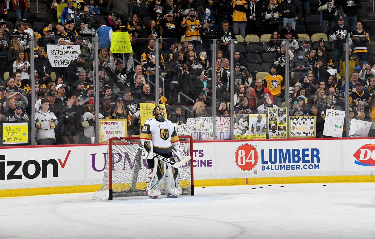 penguins's tweet photo. A little love for Flower before the puck drops...

Then it's all #Pens business (until our awesome tribute - stay tuned). https://t.co/cMOgPHEboy