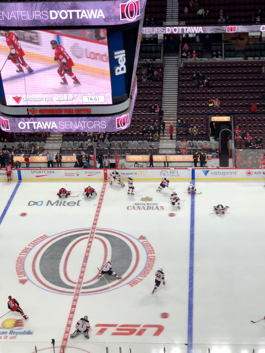KenDaneykoMSG's tweet photo. Up top ready to go, @NJDevils go for 4 straight, were on now puck drop 7:30 join us on @MSGNetworks #JerseysTeam #MSGplus https://t.co/D4CZSG3DMP