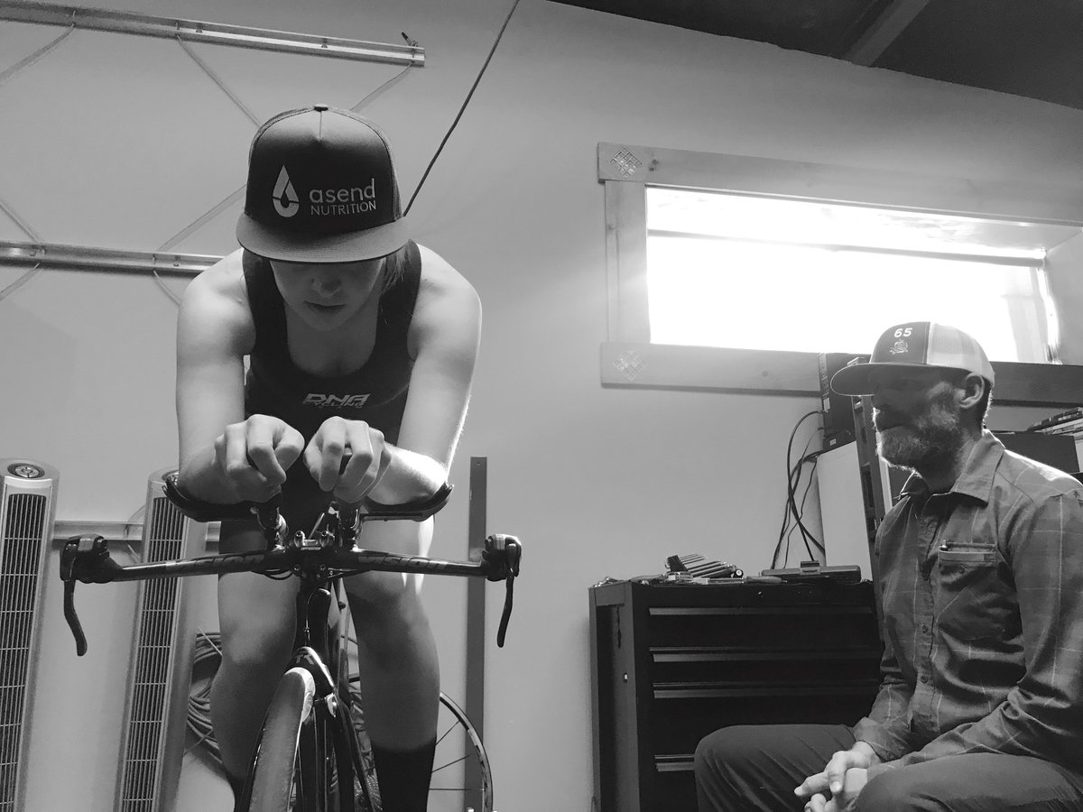 DNA_K4's tweet photo. Setting up new rider Alie Larsen's time trial fit - we're so excited to see her develop this year - big thank you to Cobb Cycling and Dave at Plan7 Coaching for the support! #ItsOurDNA #P7DS #ComfortEqualsSpeed https://t.co/Z6kr6RMHGj