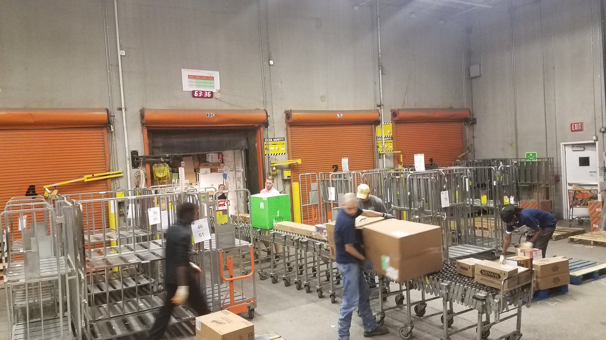 #thd288 unload team in full swing, with great prep from Nile and Tim again to get them started! 3 new hires learning the process too! #letsdothis @Sdkriston <a href="/sgaskinshd/">Stacey Gaskins</a> <a href="/CrickettSurls/">Crickett Surls</a> <a href="/BrettTHD/">Brett Stephens</a> <a href="/King2Dale/">Dale King</a> <a href="/Elemental_Image/">Dawn Hiatt</a>